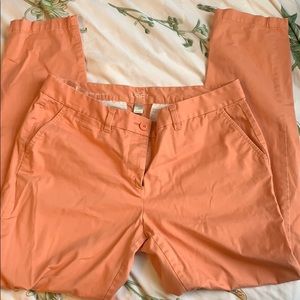Like New! LOFT Coral Trousers! 12